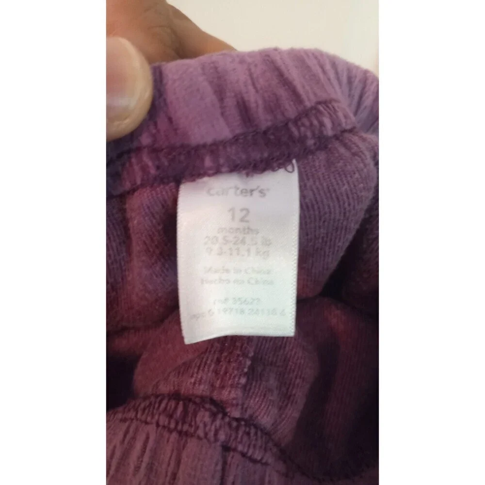 Carters baby girl‎ purple velvet making set
